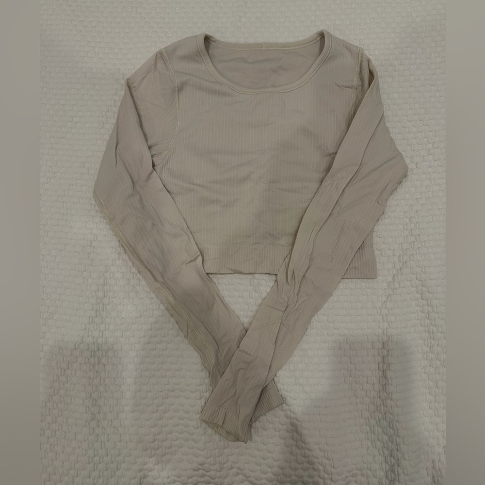 Lululemon Ribbed Long Sleeve Top